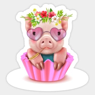 Cute Pig Sticker